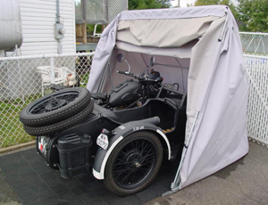 Motorcycle sidecar cover