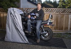 Motorcycle seat cover