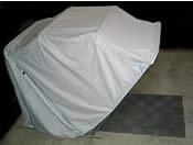 Motorcycle cover floor