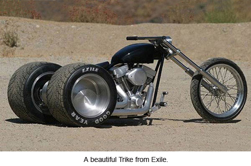 A beautiful Trike from Exile.