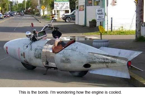 This is a bomb. I am wondering how the engine is cooled.